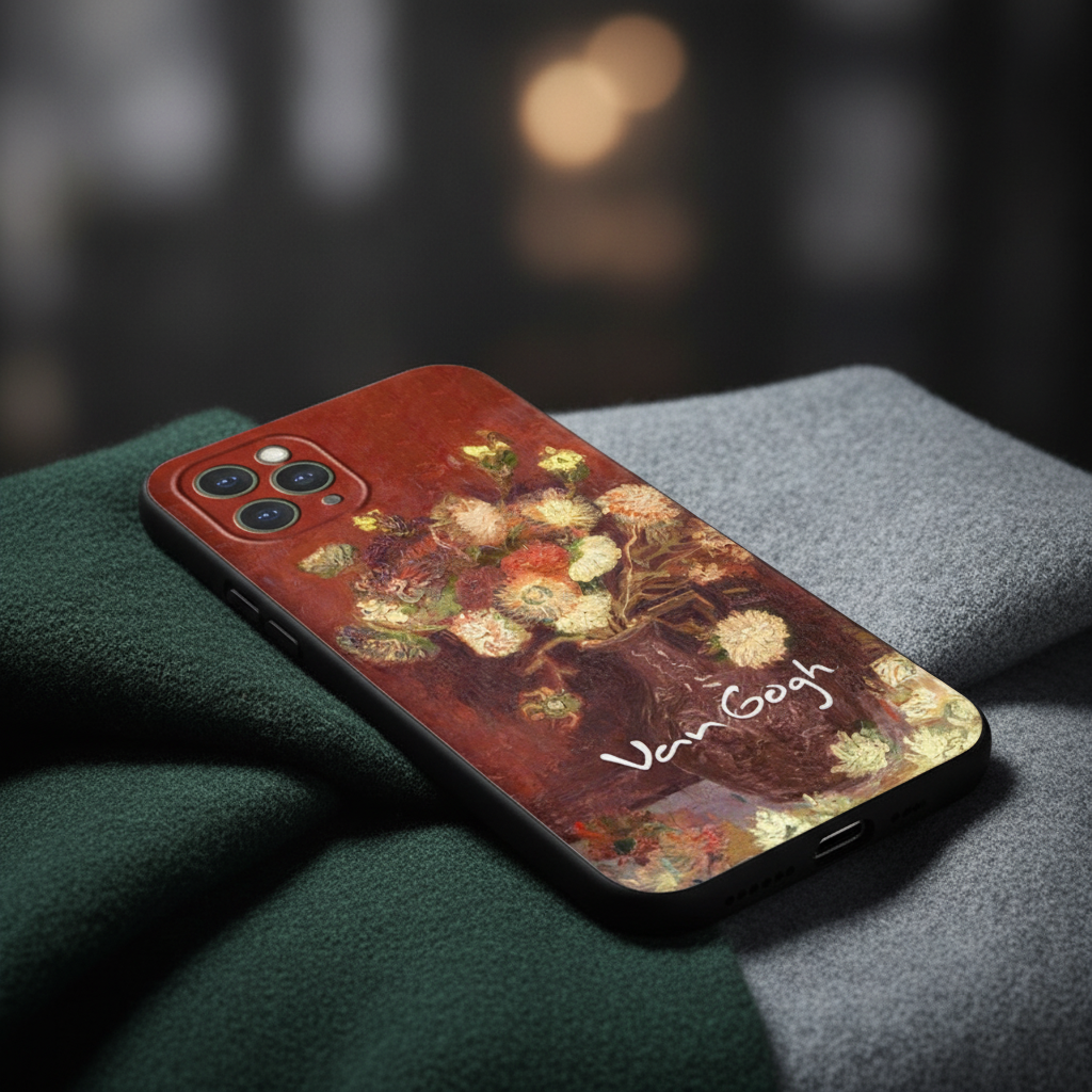 Coque iPhone Inspirée de Van Gogh – Protection Artistique