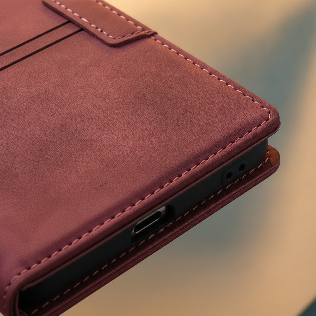 Étui iPhone 13 Magnétique – Cuir Synthétique Premium